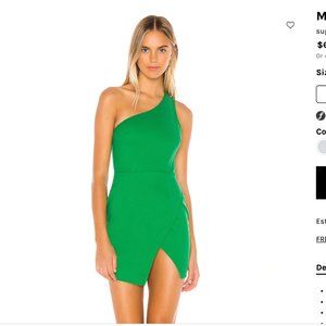 revolve Molly One Shoulder Dress